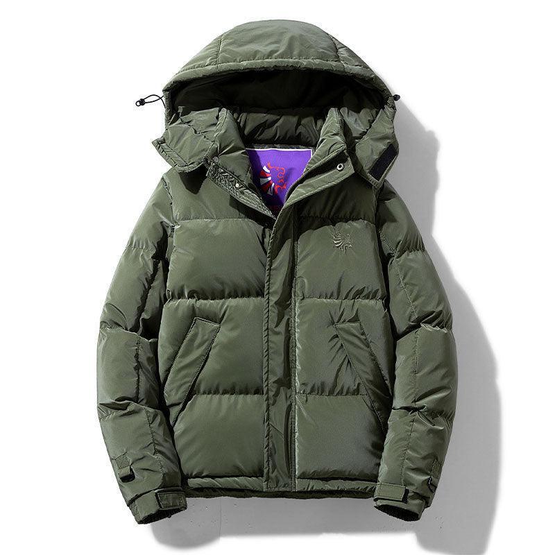 Hooded Cotton Padded Jacket - MRC STOREJacketsMRC STORETide Brand Cotton - Padded Youth Hooded Padded Jacket - Loose Fit, Zipper Front, Polyester Fabric - MRC STOREMRC STORECJXZ135924203CXBlack2XL