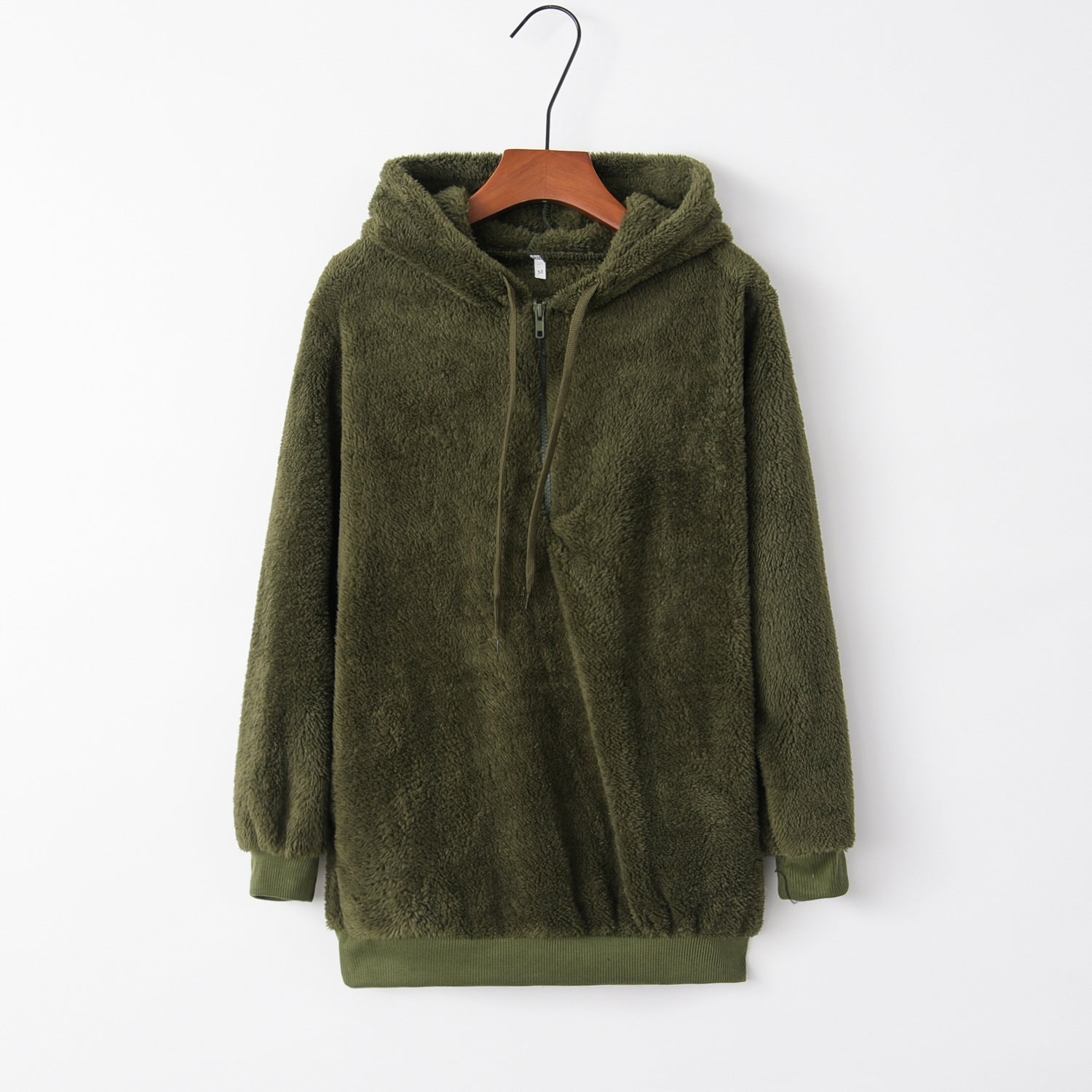 Hooded Fleece Pullover Coat – Long Sleeve - MRC STOREHoodieMy StoreHooded Fleece Pullover Coat – Long SleeveMRC STORECJWY229681913MNArmy Green2XL