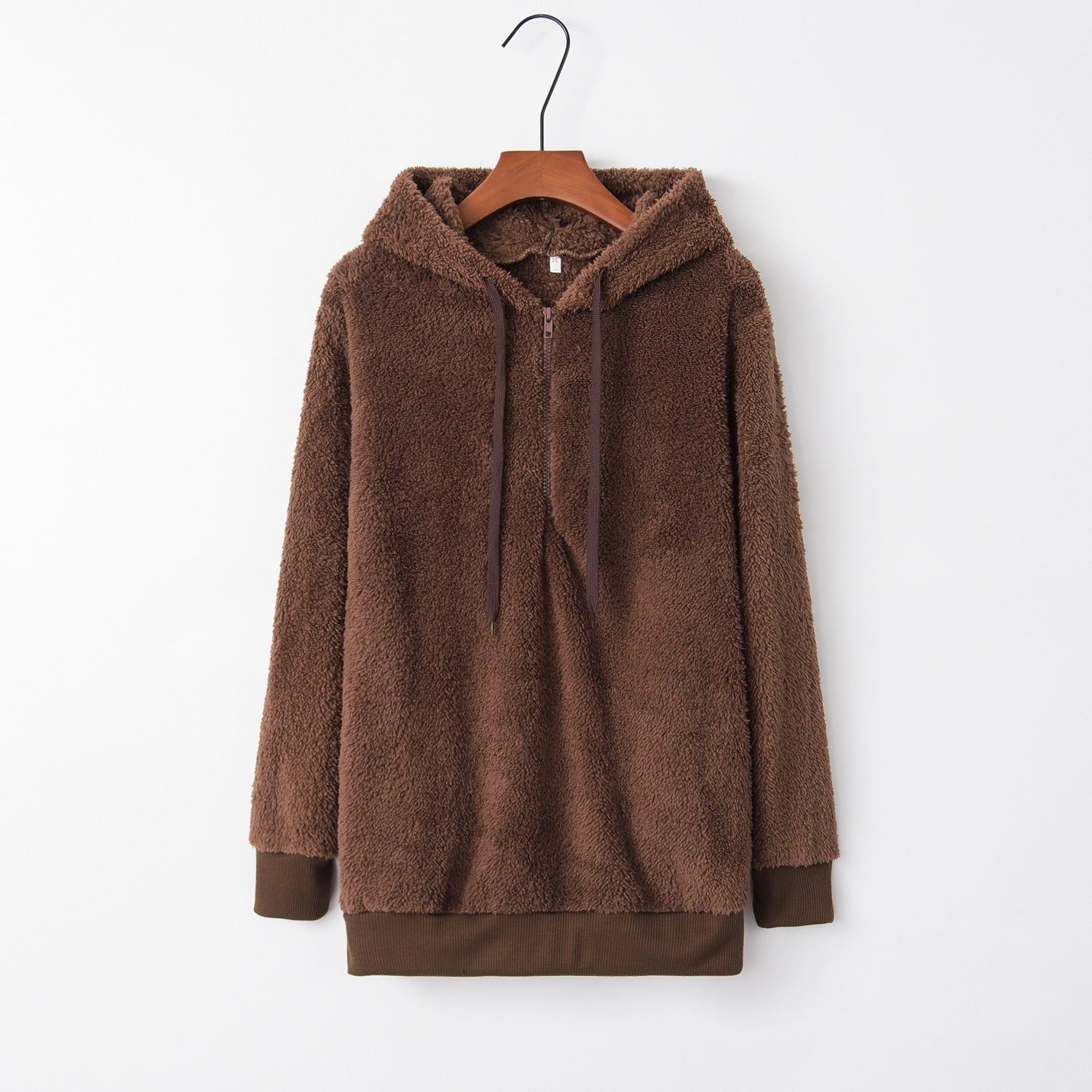 Hooded Fleece Pullover Coat – Long Sleeve - MRC STOREHoodieMy StoreHooded Fleece Pullover Coat – Long SleeveMRC STORECJWY229681953AZBrown2XL