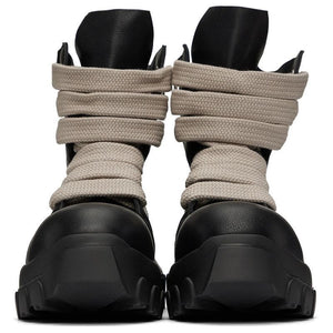 Individual Zipper Leather Boots - MRC STOREShoesMRC STOREBlack and beige high - top sneakers with thick soles on a white backgroundMRC STORECJNS160185801AZBlack38