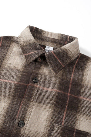 Japanese Style Retro Suede Shirt Coat – Lightweight Workwear Inspired Cardigan - MRC STORE