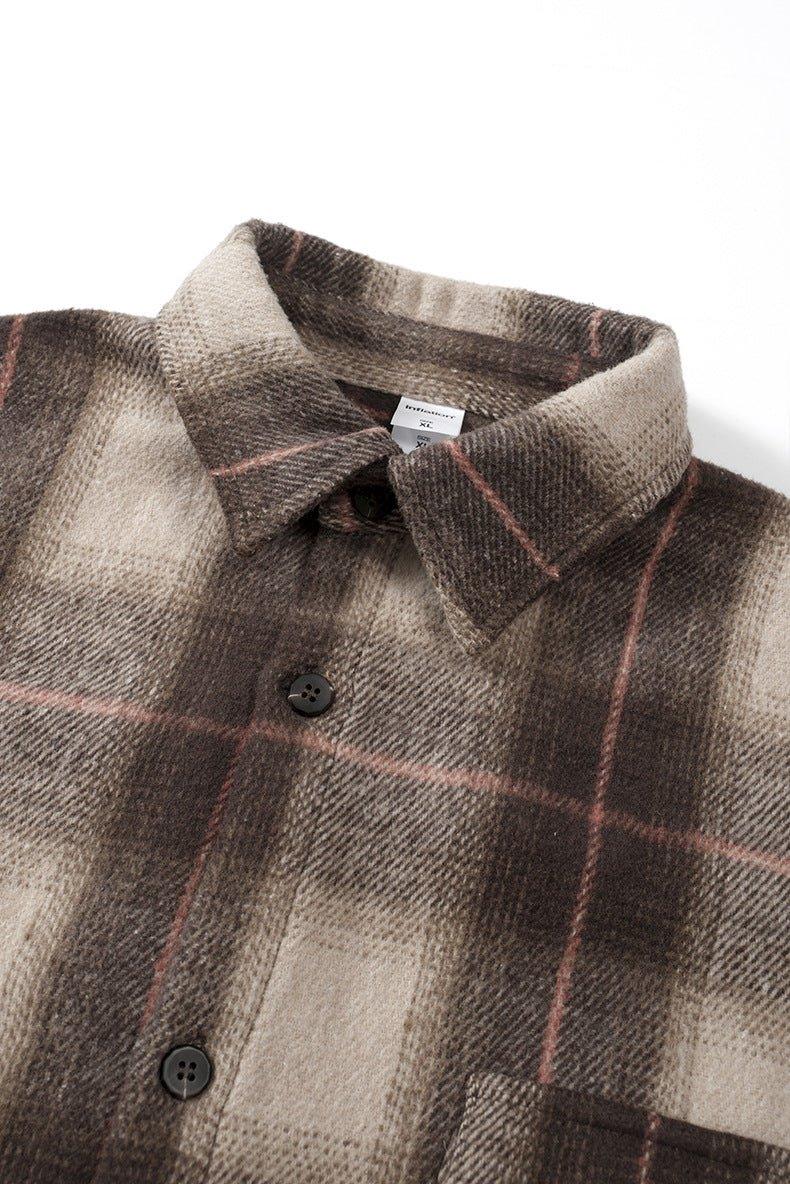 Japanese Style Retro Suede Shirt Coat – Lightweight Workwear Inspired Cardigan - MRC STORE