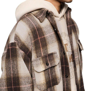 Japanese Style Retro Suede Shirt Coat – Lightweight Workwear Inspired Cardigan - MRC STORE