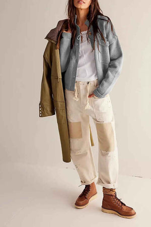 Knitted Cardigan Coat - MRC STORETopMy StoreKnitted Cardigan CoatMRC STORECJMY211007611KPGrayL