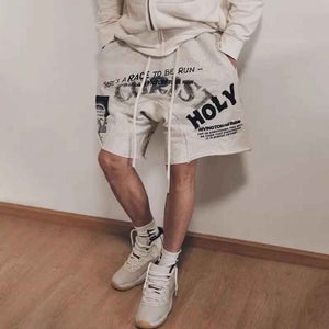 Korean Style Fifth Pants - MRC STOREbottomsMy StoreKorean Style Fifth PantsMRC STORECJYD202030804DW2XLBeige Gray