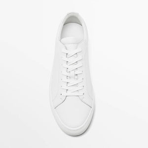 Lace - Up Leather Casual Sneakers - MRC STOREShoesMRC STORELace - Up Leather Casual Sneakers MRC STORE 90.00MRC STORECJYD254652413MNWhite Leather Surface39
