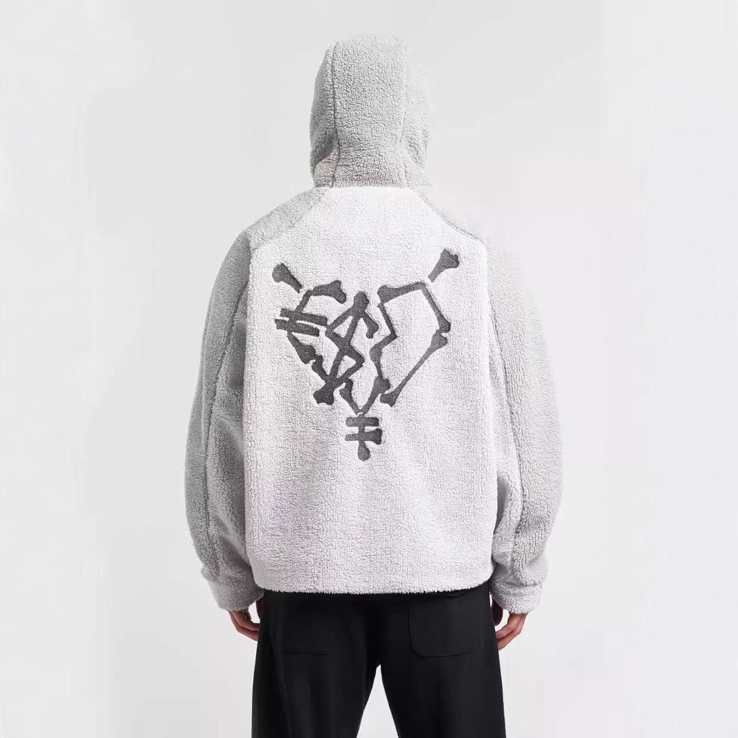 Lambswool Fashion Hoodie β Warm Loose-Fit Street Style Coat - MRC STORE
