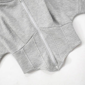 Long Sleeve Zipper Hooded Cardigan - Ultra Short Casual Top - MRC STOREHoodieMy StoreLong Sleeve Zipper Hooded Cardigan - Ultra Short Casual Top - MRC STOREMRC STORECJMY222321706FUWhiteL