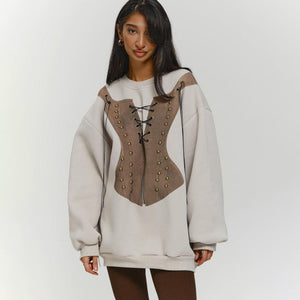 Loose Fit Contrast Color Round Neck Sweater - Casual Long Sleeve Cotton Knit - MRC STORESweaters & HoodiesMy StoreLoose Fit Contrast Color Round Neck Sweater - Casual Long Sleeve Cotton Knit - MRC STOREMRC STORECJWY196956903CXLS3555 ApricotL