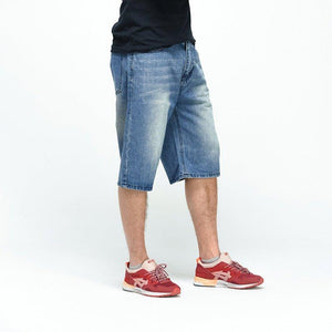 Loose Fit Hip Hop Capri Pants – High Waist Denim for Summer - MRC STORE