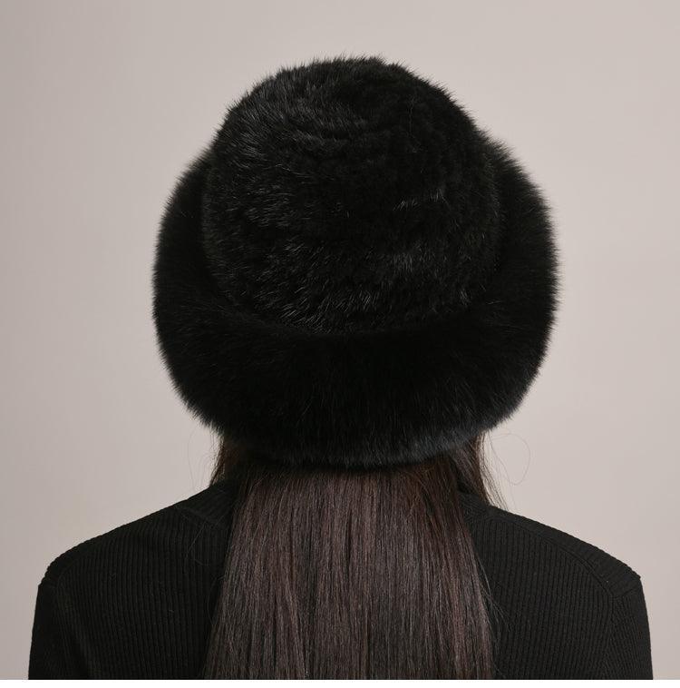 Luxurious Women's Winter hat Mink Hair Hat – Elegant and Warm - MRC STORE