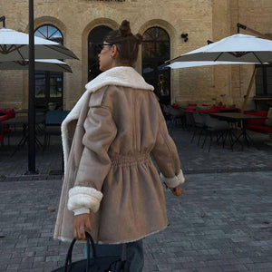 Maillard Casual Coat β Imitation Suede - MRC STOREJacketsMRC STOREMaillard Casual jackets for Women β Trendy Street Hipster Jacket in Imitation Leather & Suede - MRC STOREMRC STORECJYD227534511KPLight Brown SuedeL