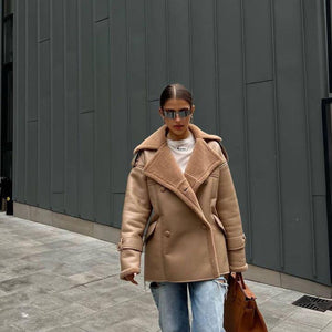 Maillard Casual Coat β Imitation Suede - MRC STOREJacketsMRC STOREMaillard Casual jackets for Women β Trendy Street Hipster Jacket in Imitation Leather & Suede - MRC STOREMRC STORECJYD227534507GTCamel PU LeatherL