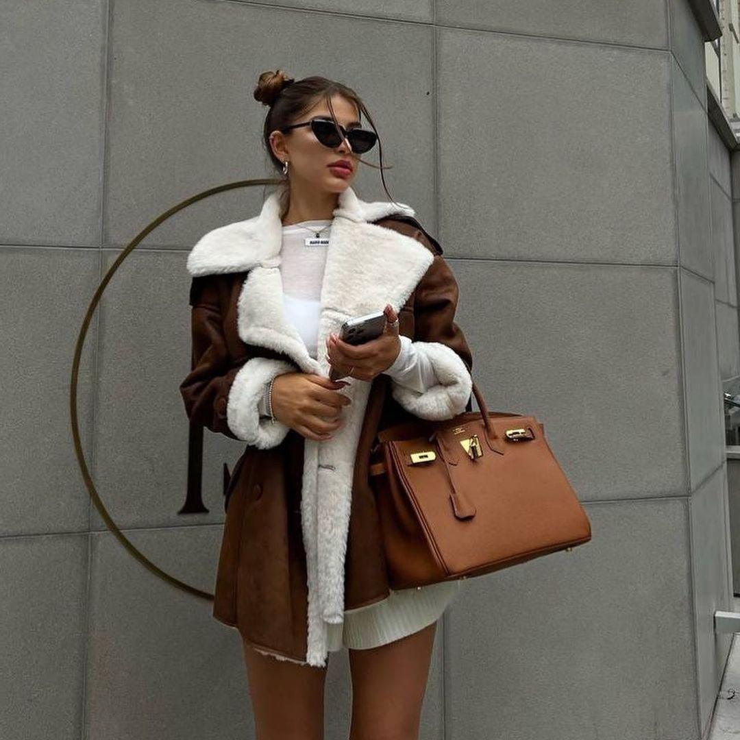 Maillard Casual jackets for Women – Trendy Street Hipster Jacket in Imitation Leather & Suede - MRC STORE