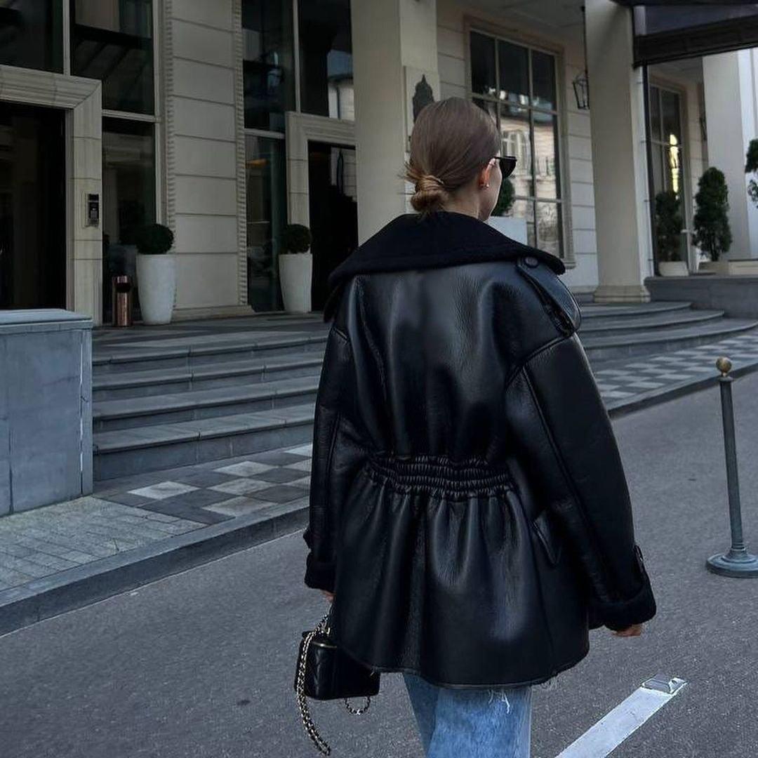 Maillard Casual jackets for Women – Trendy Street Hipster Jacket in Imitation Leather & Suede - MRC STORE