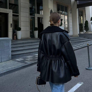 Maillard Casual jackets for Women – Trendy Street Hipster Jacket in Imitation Leather & Suede - MRC STORE