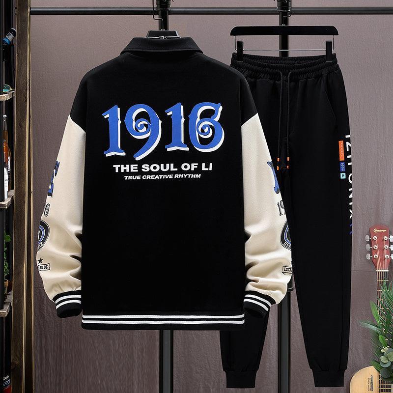 Men's Baseball Jacket and Pants Set – Stylish Teen Clothing - MRC STORETopMy StoreMen's Baseball Jacket and Pants Set – Stylish Teen Clothing - MRC STOREMRC STORECJWY176396004DWBlack2XL