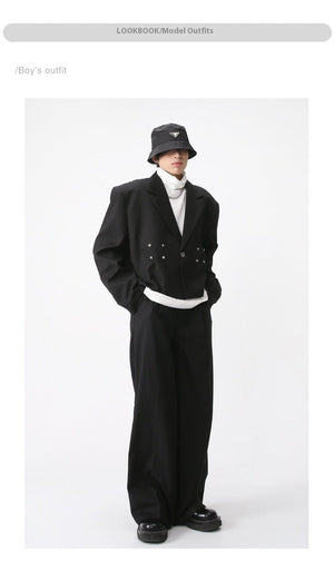 Men’s Casual Suit Pants - Retro Straight Fit - MRC STOREbottomsMy StoreMen’s Casual Suit Pants - Retro Straight Fit My Store MRC STORECJXX240285302BYBlackL