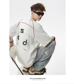 Men’s Cotton T-Shirt - Letter Print Short Sleeve - MRC STORET-ShirtsMy StoreMen’s Cotton T-Shirt - Letter Print Short Sleeve My Store MRC STORECJYH240230106FUWhite2XL