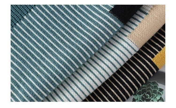 Men's Fashion Colorblock Knitwear – Cozy Loose-Fit Winter Sweater - MRC STORE