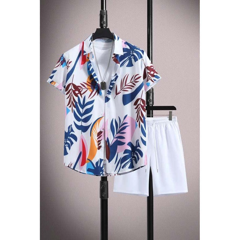 Men’s Ice Silk Printed Shirt Shorts Set - MRC STOREsetMy StoreMen's Casual Ice Silk Printed Short - Sleeve Shirt & Shorts Set – Summer Sports Outfit - MRC STOREMRC STORECJTW229128105EVBlack Coconut Tree2XL