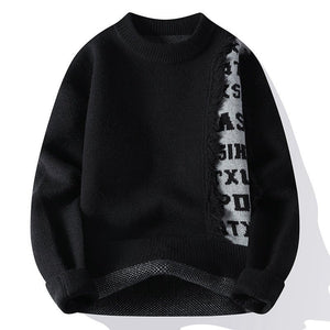 Men's Knitted Long Sleeve Pullover - MRC STORESweaters & HoodiesMRC STOREMen's Knitted Long Sleeve Pullover My Store 38.00MRC STORECJYD252596316PKBlack2XL