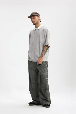 Men’s Polo Shirt - Mountain Contrast Lapel - MRC STOREshirtMy StoreMen’s Polo Shirt - Mountain Contrast Lapel My Store MRC STORECJYH233225105EVReactive BlackL