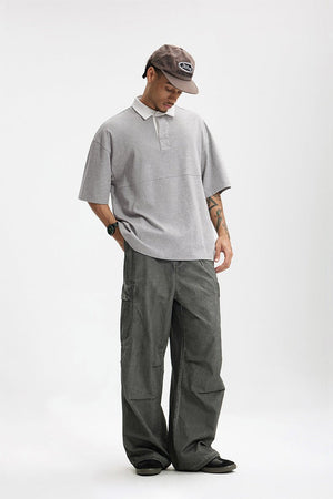 Men’s Polo Shirt - Mountain Contrast Lapel - MRC STOREshirtMy StoreMen’s Polo Shirt - Mountain Contrast Lapel My Store MRC STORECJYH233225105EVReactive BlackL