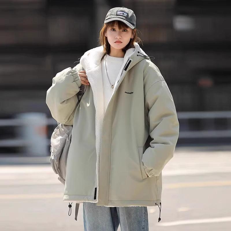 Men's Reversible Coat Lambswool for Winter Warmth - MRC STORETopMy StoreMen's Reversible Coat Lambswool for Winter Warmth - MRC STOREMRC STORECJPK215021717QJ8950 Gray Green2XL