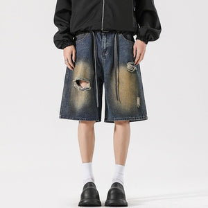 Men’s Ripped Jeans - American High Street Retro - MRC STOREjeansMy StoreMen’s Ripped Jeans - American High Street Retro My Store MRC STORECJYD240189405EV2XLRetro Blue