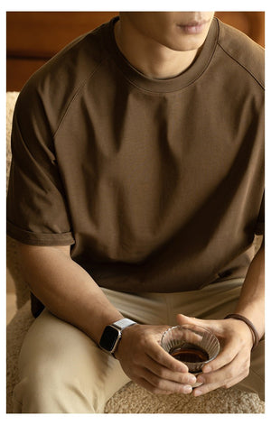 Men’s Sun Protection T-Shirt - Loose Raglan - MRC STORET-ShirtsMy StoreMen’s Sun Protection T-Shirt - Loose Raglan My Store MRC STORECJYH229372910JQChocolate2XL