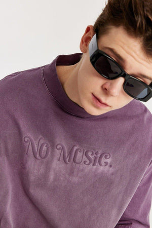 Men's T-Shirt Dyed 3D Letter Print – Vibrant Street Style for Youth - MRC STORE