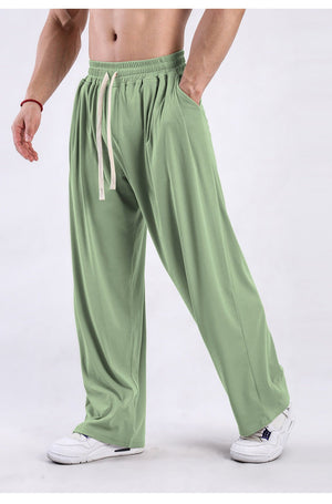 Men’s Wide - Leg Pants - Draping Casual Trousers - MRC STOREpant'sMy StoreMen’s Wide - Leg Pants - Draping Casual Trousers My Store MRC STORECJXX243040427AZGreenL