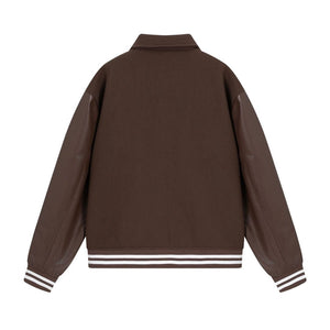 Men’s Woolen Jacket - Bone Embroidered Style - MRC STOREJacketsMy StoreMen’s Woolen Jacket - Bone Embroidered Style My Store MRC STORECJXZ240022007GTBrownL