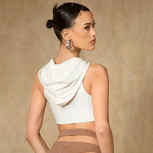 Metal Hooded Vest - MRC STORETopMRC STOREMetal Hooded VestMRC STORECJCS210923503CXWhiteL