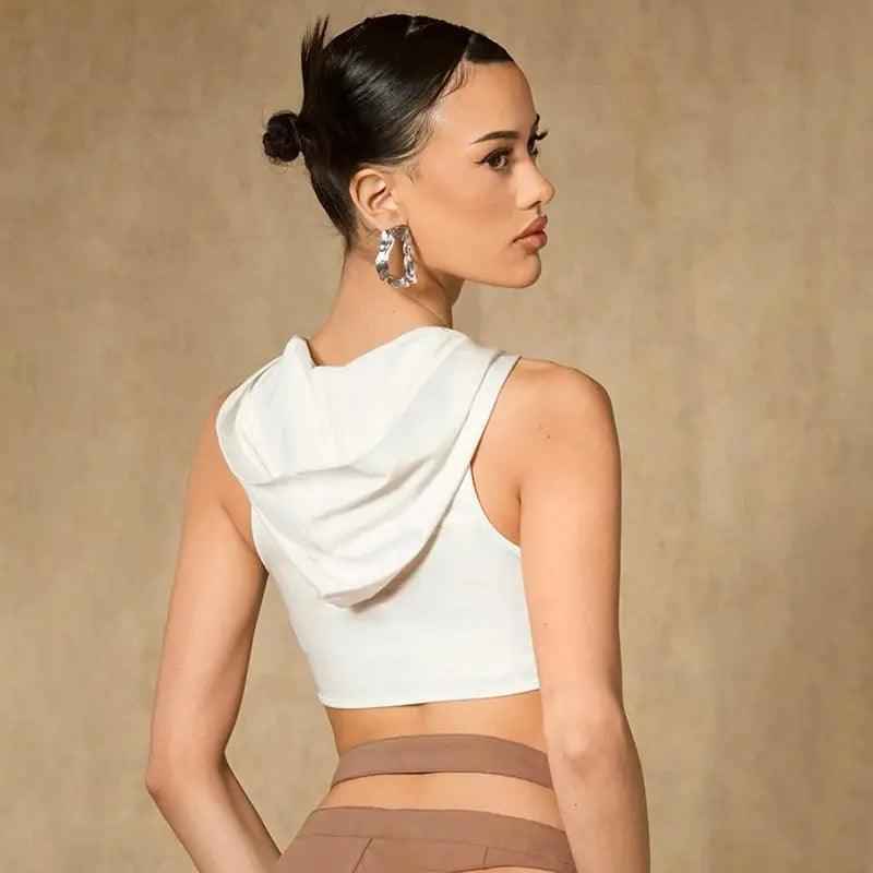 Metal Hooded Vest - MRC STORETopMRC STOREMetal Hooded VestMRC STORECJCS210923503CXWhiteL