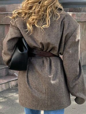 Mid - Length Double - Breasted British - Style Wool Coat - MRC STOREJacketsMRC STOREMid - Length Double - Breasted British - Style Wool Coat MRC STORE MRC STORECJQB255465706FUKhakiL