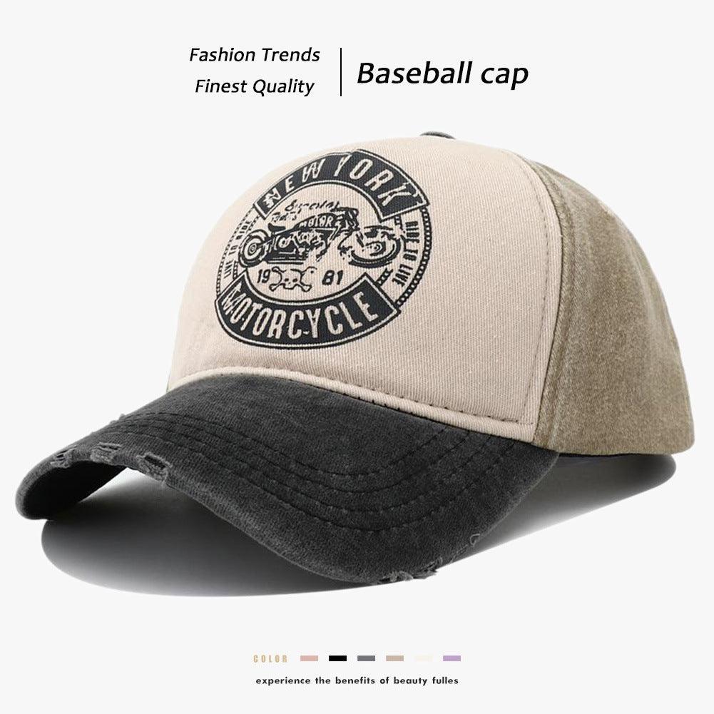 New York Motorcycle Printed Peaked Cap - MRC STOREAccessoriesMy StoreNew York Motorcycle Printed Peaked Cap - MRC STOREMRC STORECJBQ213225101AZBlack BrimAdjustable