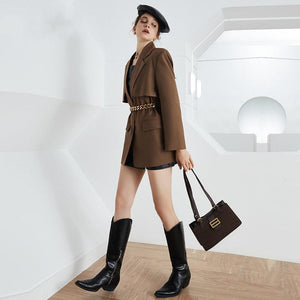 Niche Design Slim - Fit Waist Jacket - MRC STORETopMy StoreNiche Design Slim - Fit Waist Jacket - MRC STOREMRC STORECJJK164108306FURice greyL