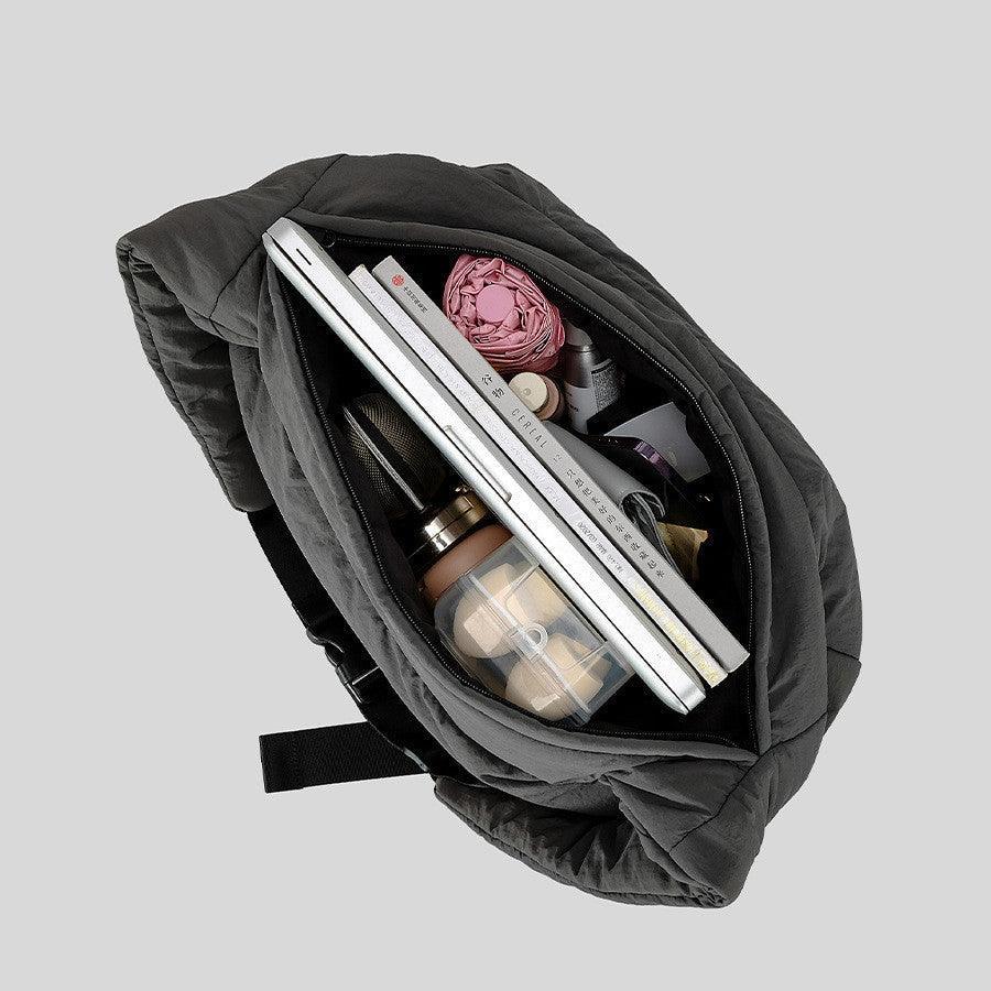 Nylon Quilted Large Large Capacity Bag- Stylish Dumpling Shape - MRC STORE