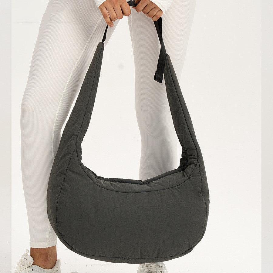 Nylon Quilted Large Large Capacity Bag - Stylish Dumpling Shape - MRC STOREAccessoriesMy StoreNylon Quilted Large Large Capacity Bag - Stylish Dumpling Shape - MRC STOREMRC STORECJNS214677701AZGray