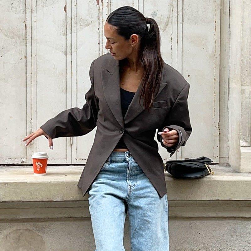 Olive Green Fashion Blazer - MRC STOREJacketsMRC STOREOlive Green Fashion Blazer - MRC STOREMRC STORECJYD227948103CXOlive GreenL