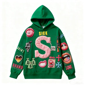 Oversized Saint Brand Graphic Hoodie - MRC STOREHoodieMRC STOREOversized Saint Brand Graphic Hoodie MRC STORE 100.99MRC STORECJWY259368305EVGreen2XL