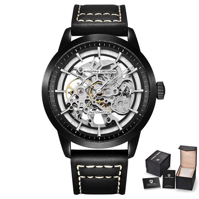 Pagabi Design PD - 1638 Mechanical Watch - Stylish and Durable - MRC STOREAccessoriesMy StorePagabi Design PD - 1638 Mechanical Watch - Stylish and Durable - MRC STOREMRC STORECJZBNSJX00348-BlackBlack