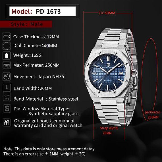 Pagani Design 1673 Business Casual Mechanical Watch - MRC STORE