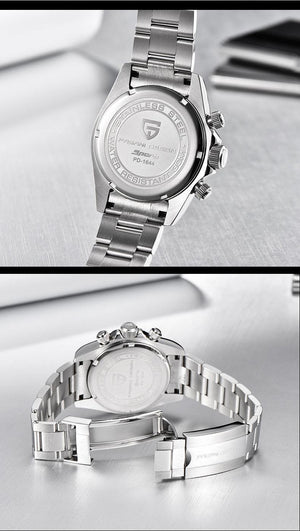 Pagani PD - 1644 Quartz Watch – Stainless Steel, Colorful Crystals - MRC STOREAccessoriesMy StorePagani PD - 1644 Multifunctional Stainless Steel Quartz Watch with Colorful Crystals - Fashionable & Waterproof - MRC STOREMRC STORECJNS204036003CXWhite Surface Steel Belt 2