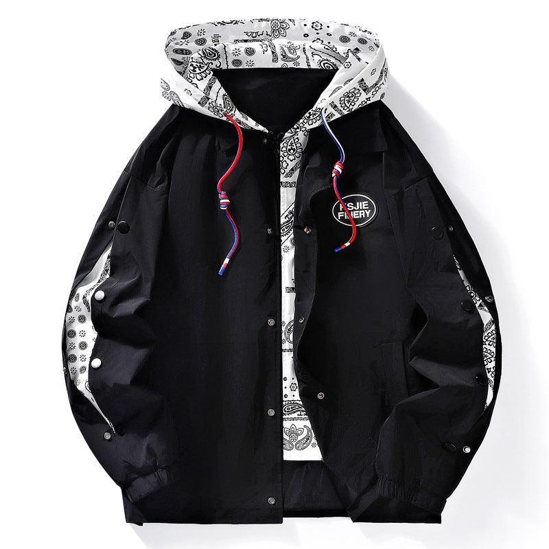 Paisley False Two piece Jackets Casual Streetwear - MRC STORETopMy StorePaisley False Two piece Jackets Casual Streetwear - MRC STOREMRC STORECJXZ212242408HSBlackL