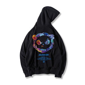 Panda Print Hooded Sweater Casual Loose - Fit Cotton Blend Hoodie - MRC STOREHoodieMy StorePanda Print Hooded Sweater Casual Loose - Fit Cotton Blend Hoodie - MRC STOREMRC STORECJWY136331509IRBlack2XL