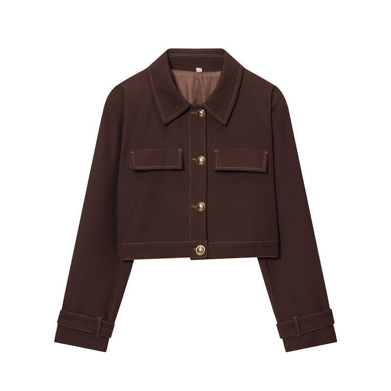 Piped Short Jacket & Flare Pants Set - MRC STOREsetMRC STOREPiped Short Jacket & Flare Pants Set MRC STORE 100.00MRC STORECJLS260800804DWTopL