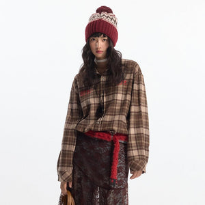 Plaid Casual Shirt – Front Short, Back Long - MRC STOREshirtMy StoreAutumn Women's Plaid Casual Shirt – Front Short Back Long Cotton Blend Cardigan - MRC STOREMRC STORECJDS225913202BYNavy BlueL